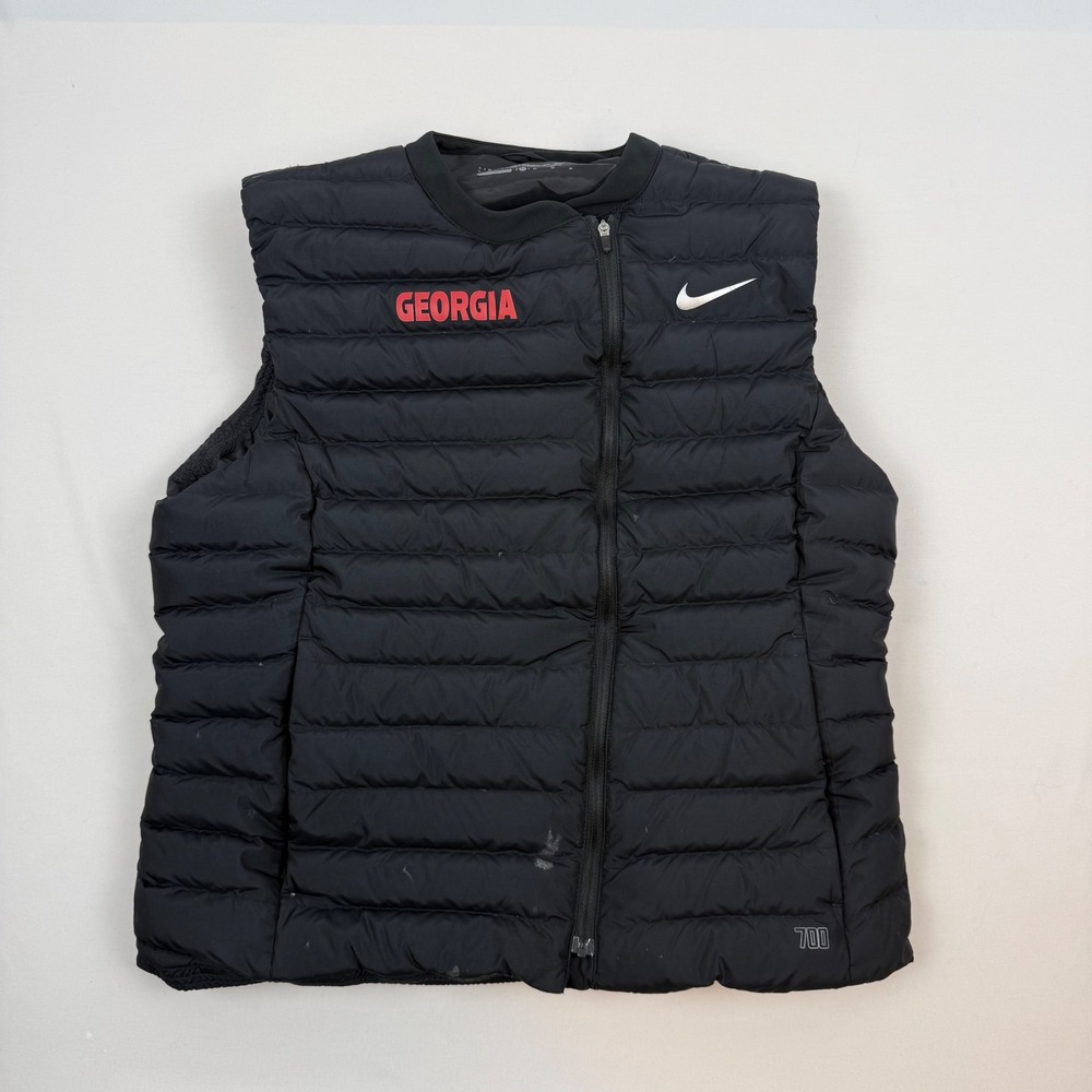 Nike Golf‎ Georgia Bulldogs Down Vest Black 700 Fill Womens Size Medium